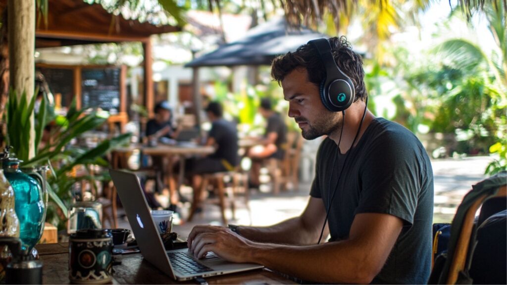 équipement pour un bureau nomade