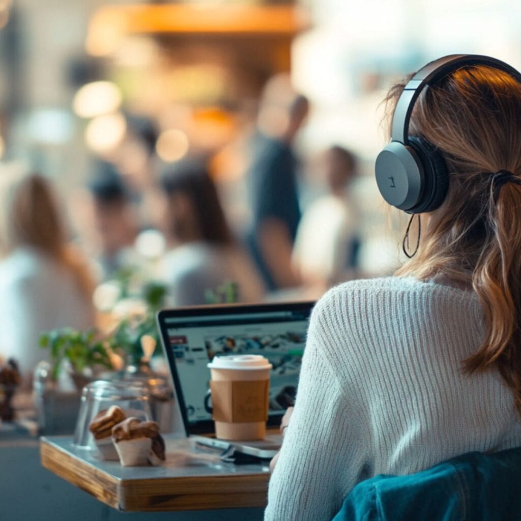 travailler avec un casque anti bruit