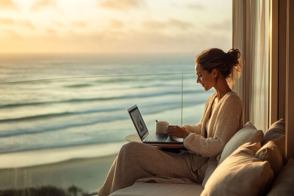 être digital nomad et assistante digital freelance