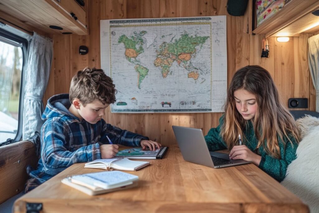 famille nomade éducation enfant