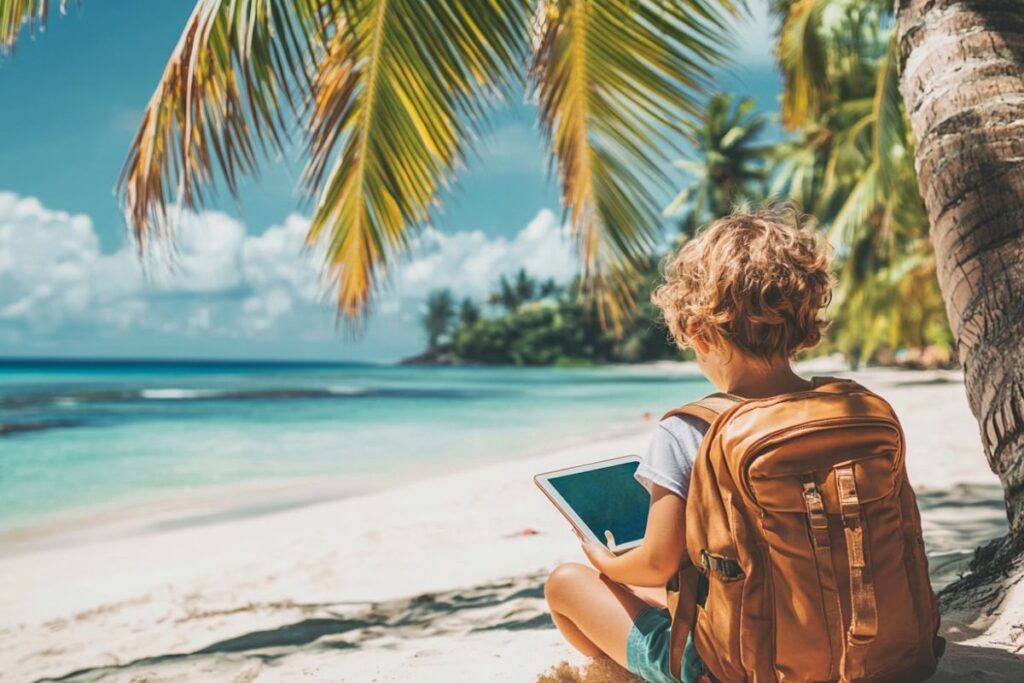 gérer l'éducation de ses enfants en voyage