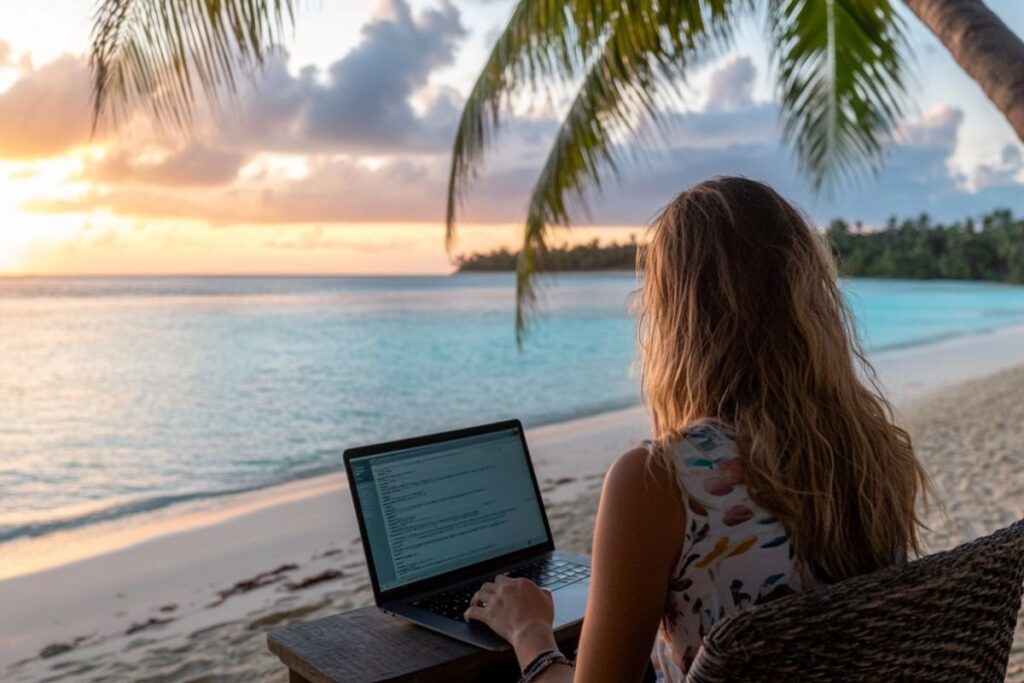 comment travailler à distance et voyager