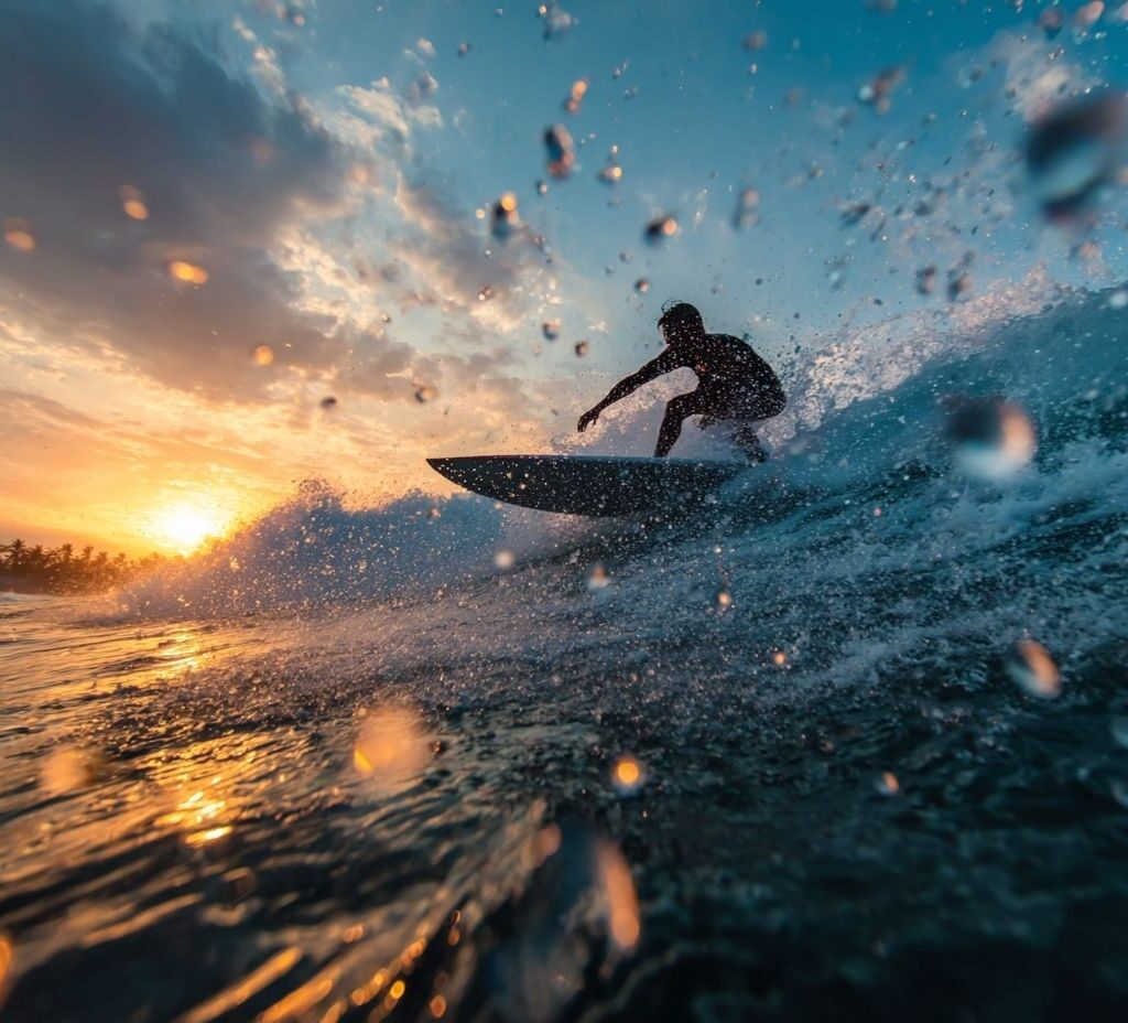 surf plage de seminyak bali