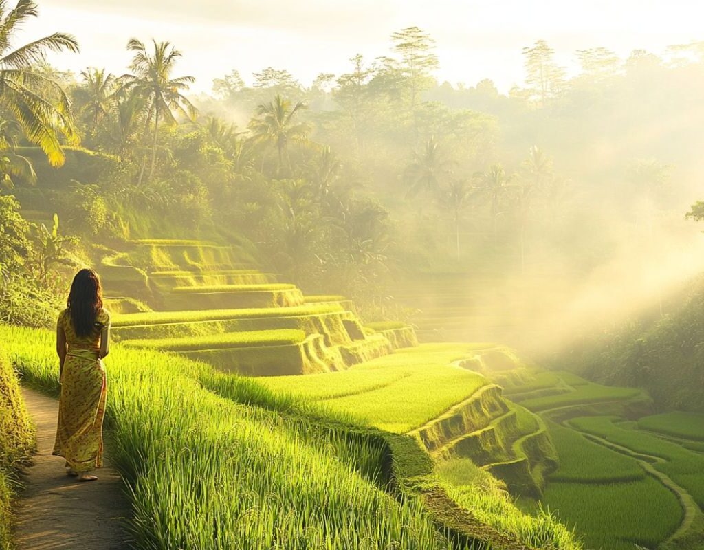 visiter bali rizières