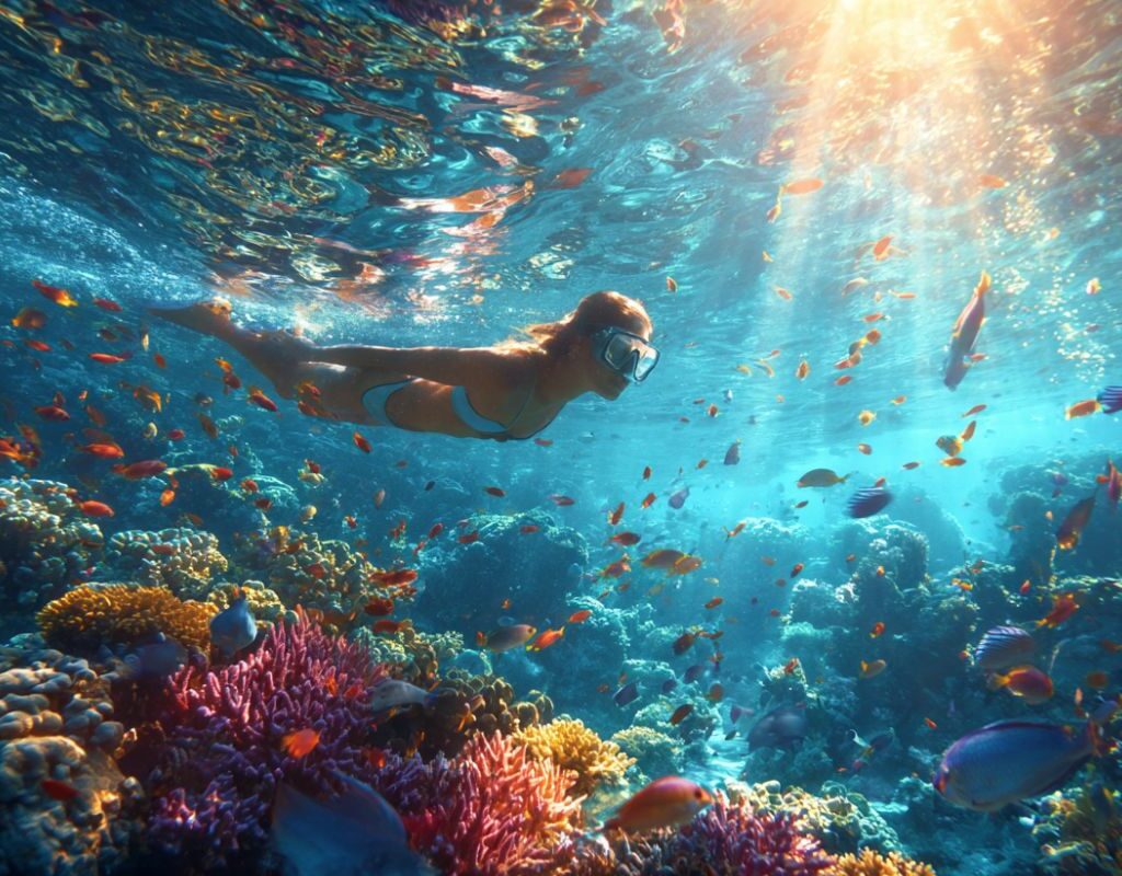 que faire à bali en famille snorkeling