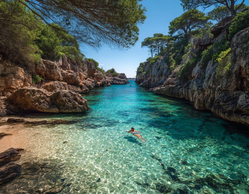 une semaine à minorque les criques où se baigner