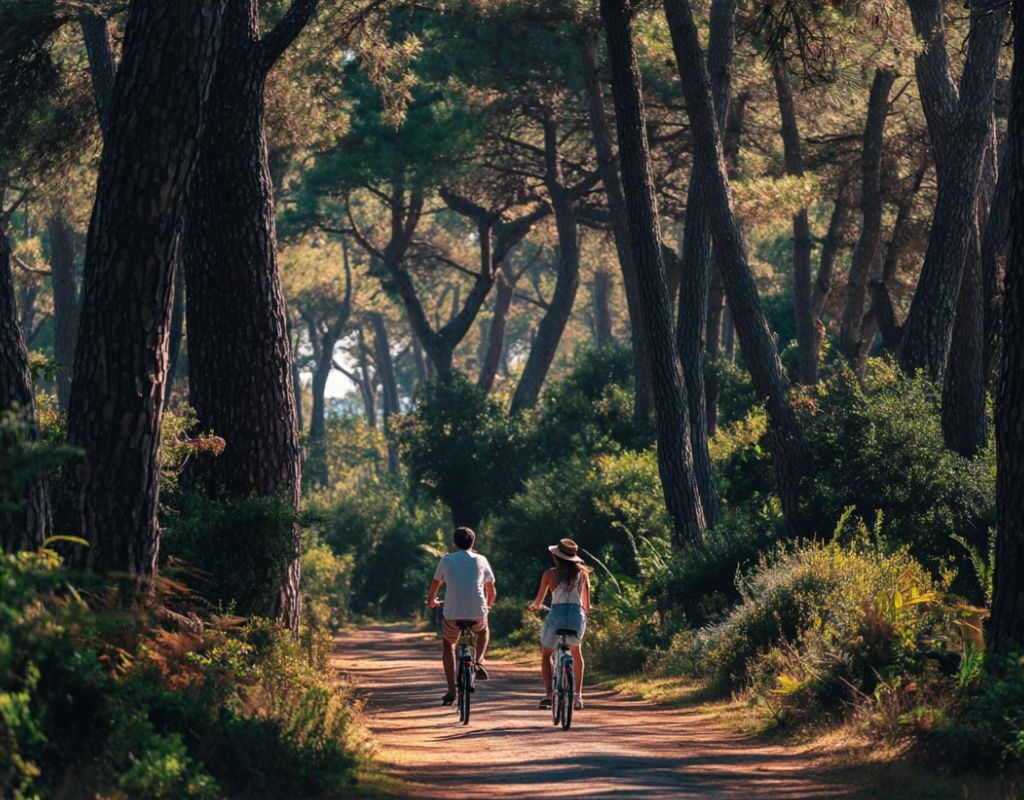 bassin d'arcachon faire du vélo au cap ferret