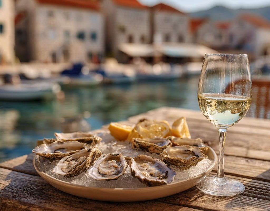dubrovnik dégustation d'huitres