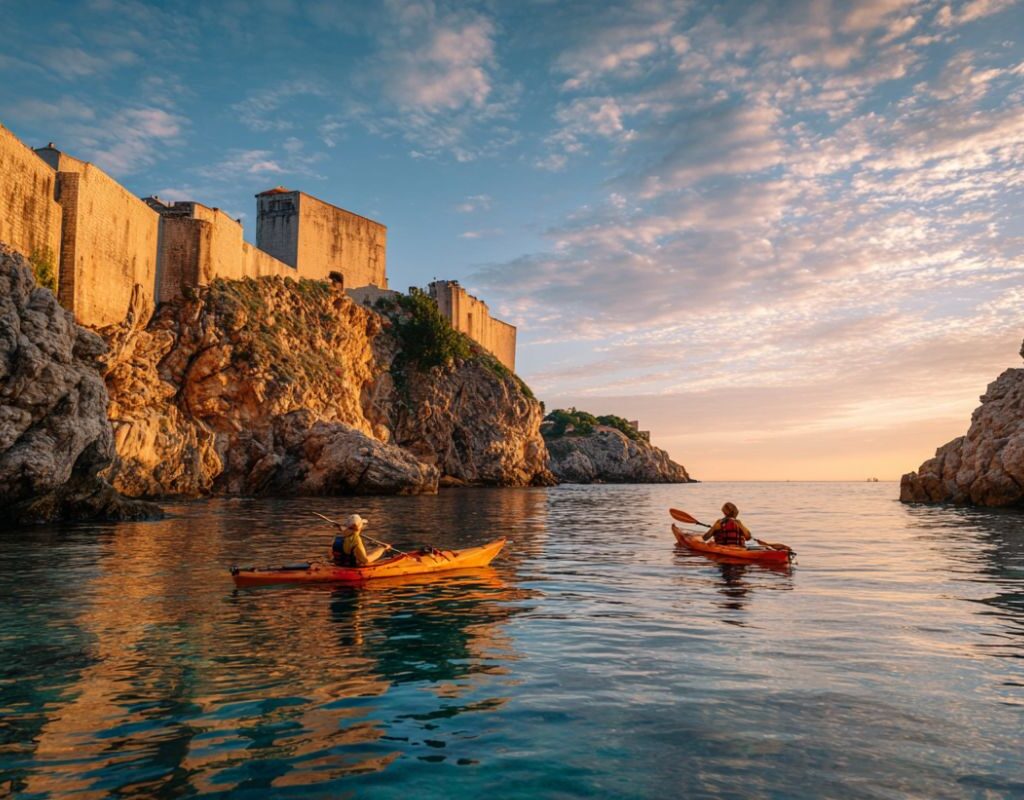 faire du kayak à dubrovnik