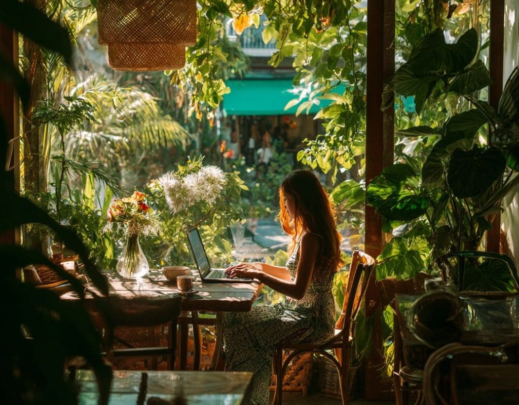 femme digital nomad koh phangan