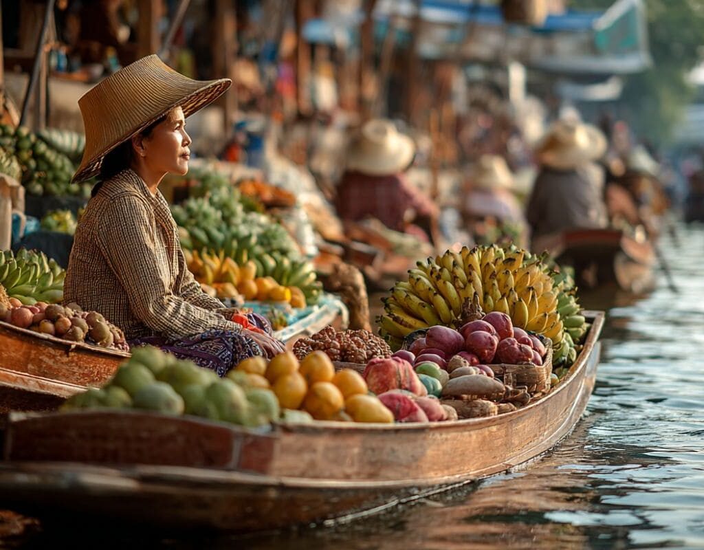 marché flottant bangkok