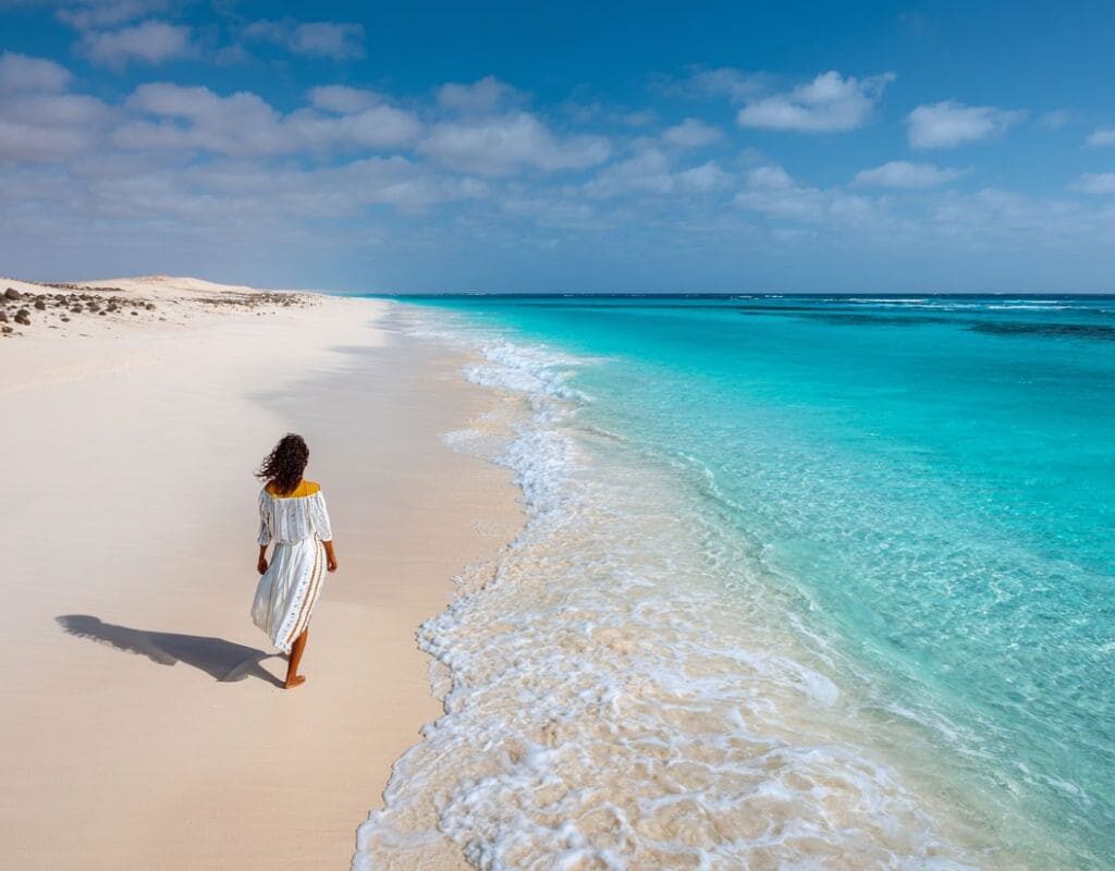 cap vert femme seule