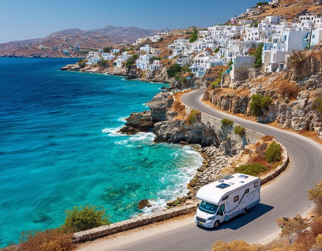 grèce en camping car