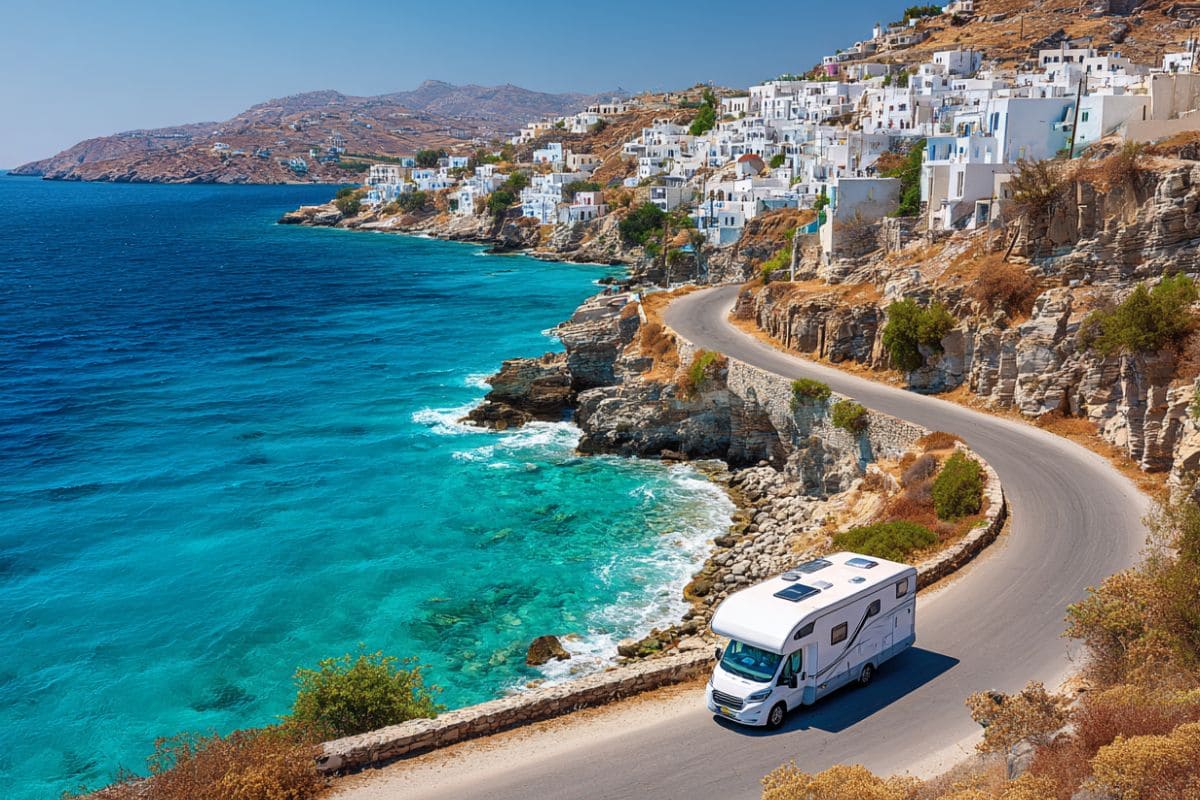 grèce en camping car