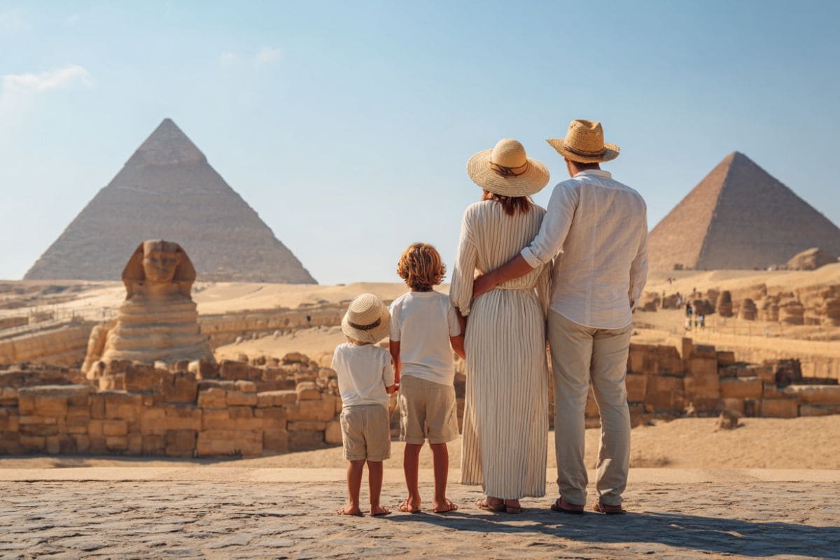 voyage en egypte avec des enfants