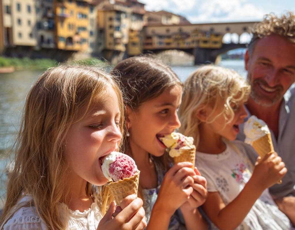 famille à florence en italie