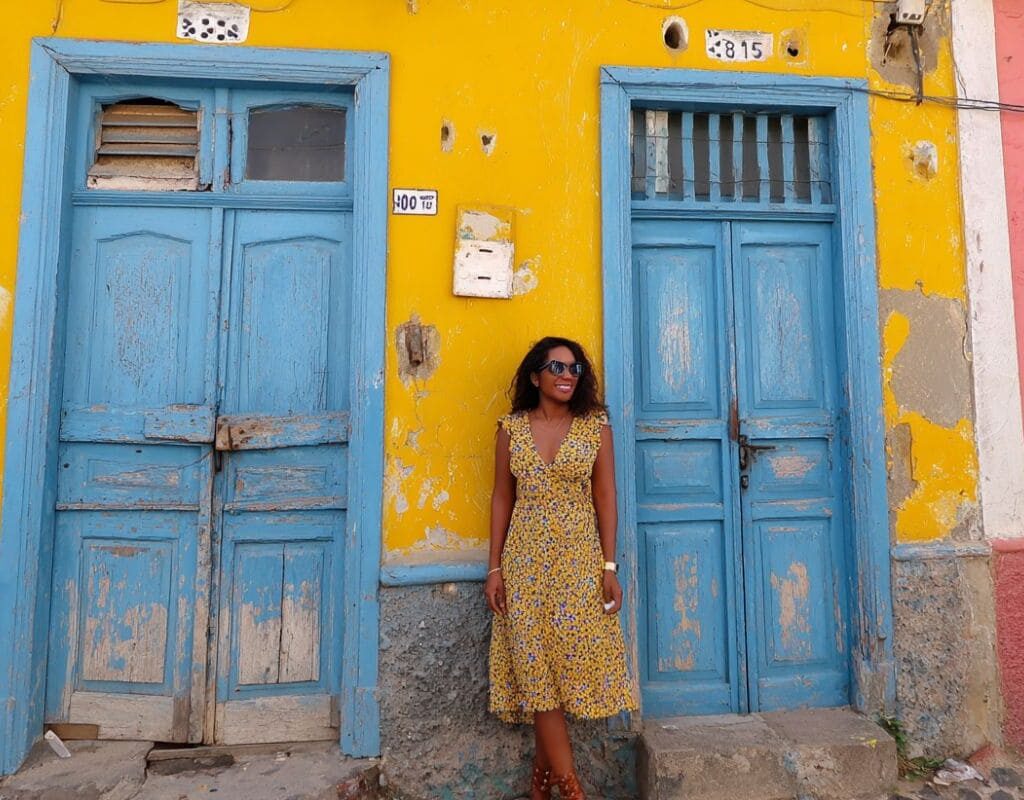 voyageuse solo à mindelo au cap vert