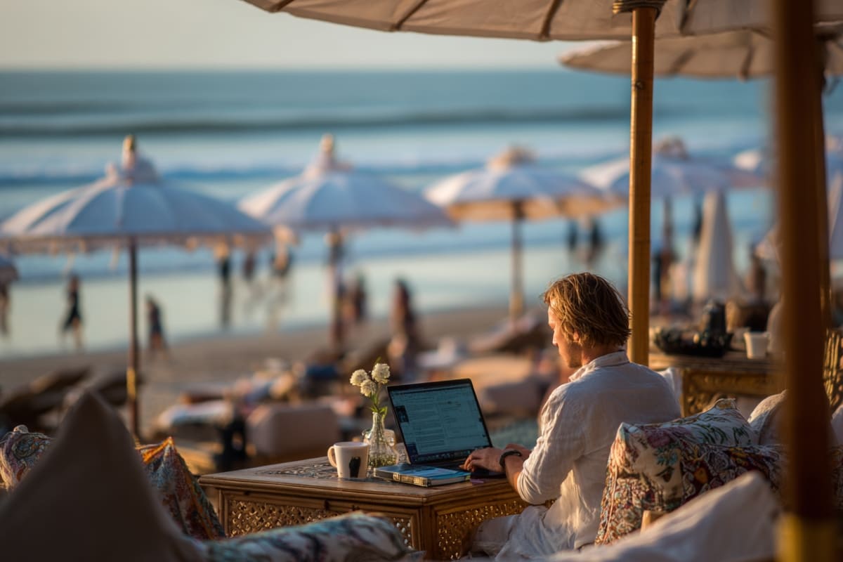 café pour travailler seminyak