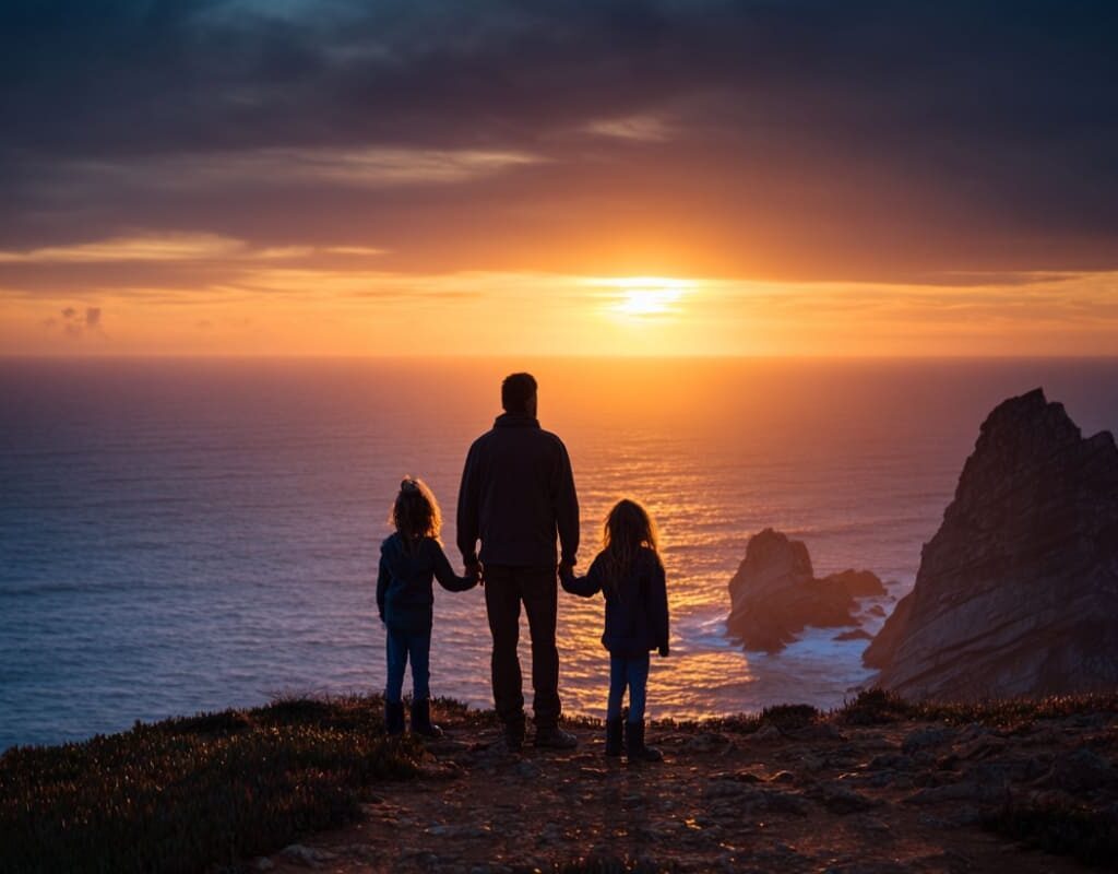 famille nomade en voyage