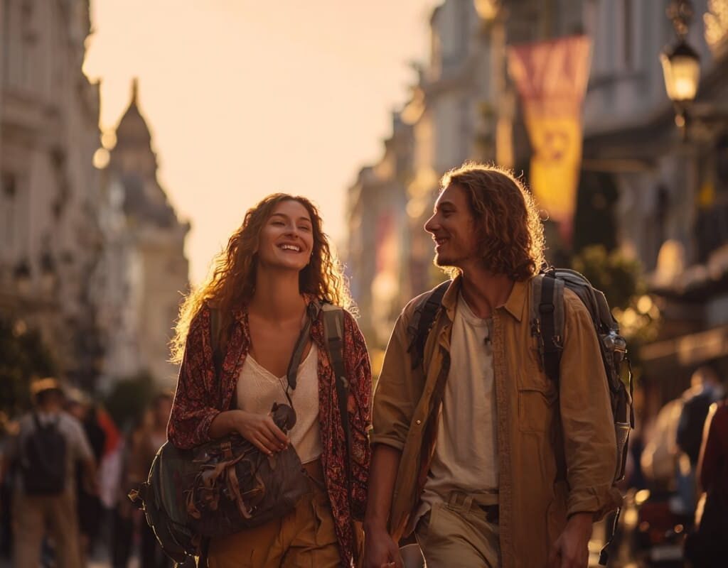 couple nomad en voyage