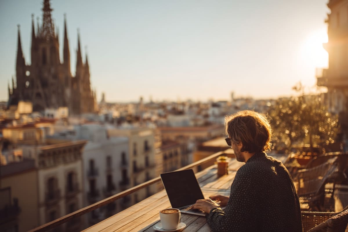 digital nomad à barcelone