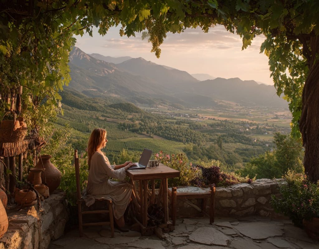 digital nomad géorgie