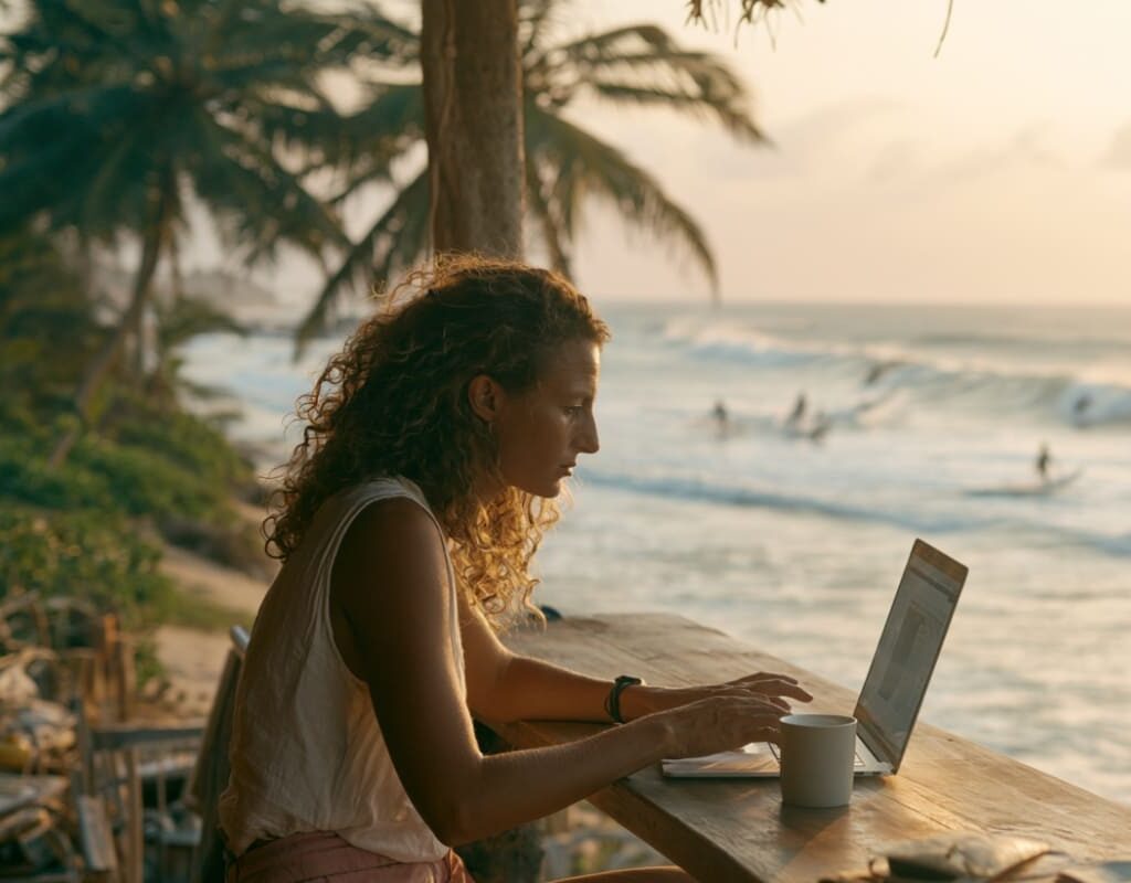digital nomad hiriketiya