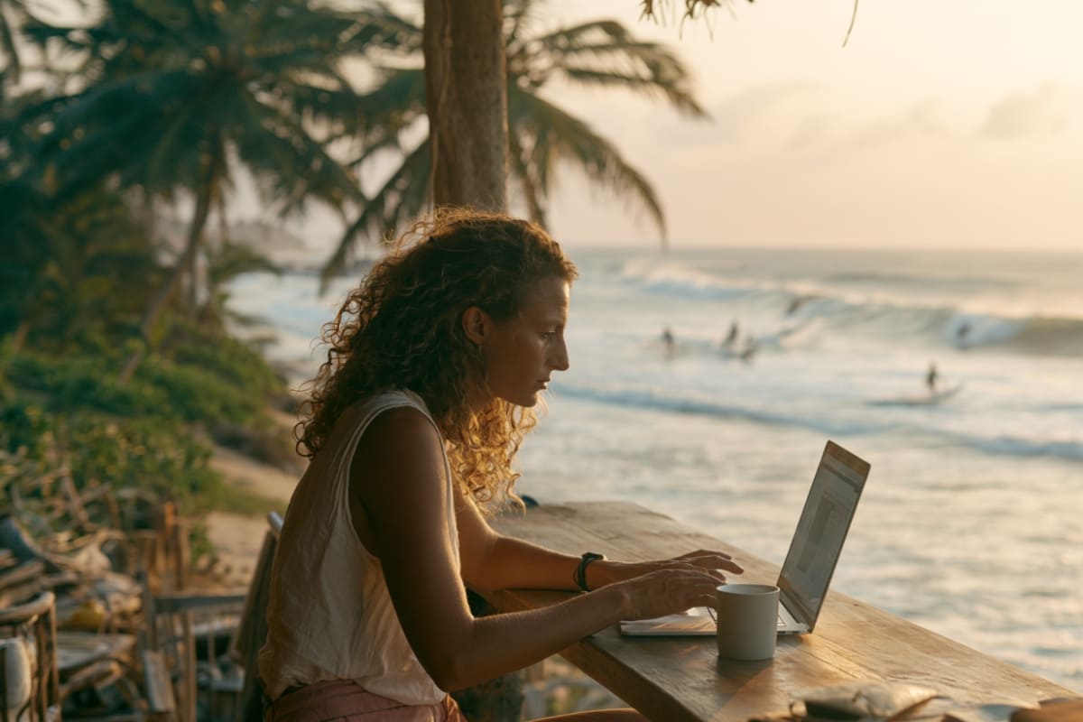 digital nomad hiriketiya