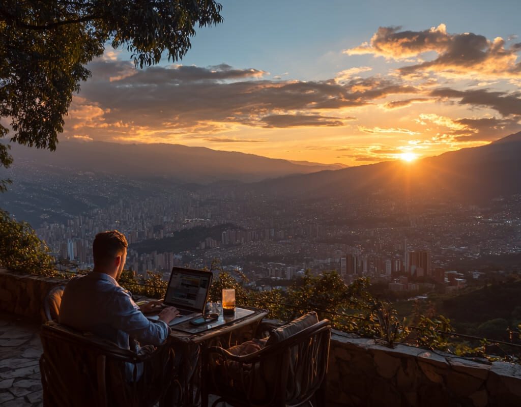 digital nomad en colombie