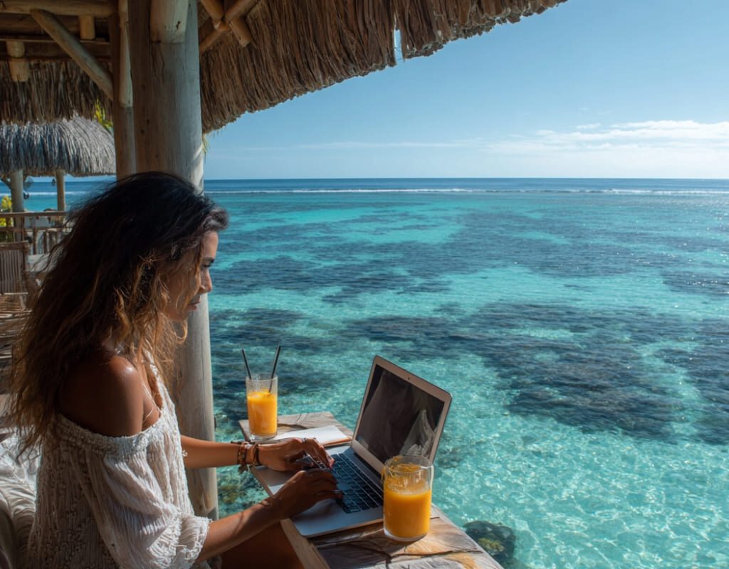 digital nomad île maurice