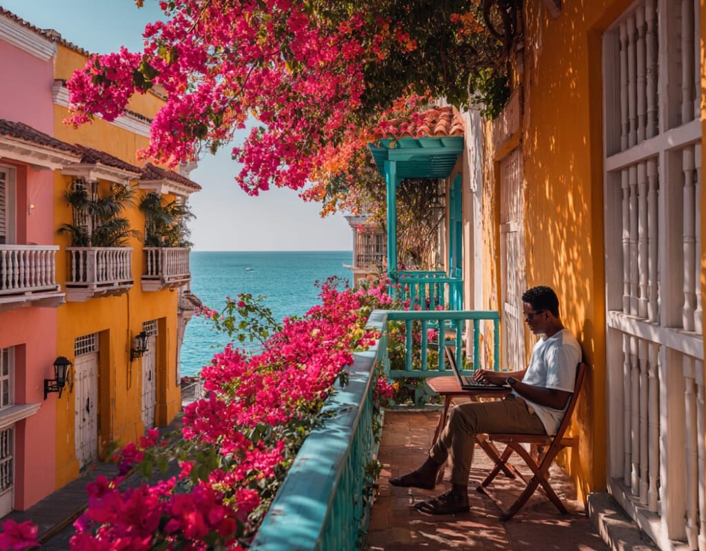 visa digital nomad colombie