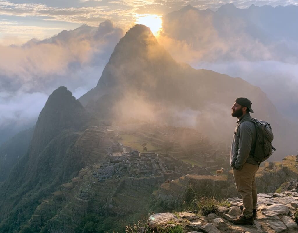voyageur au machu pichu