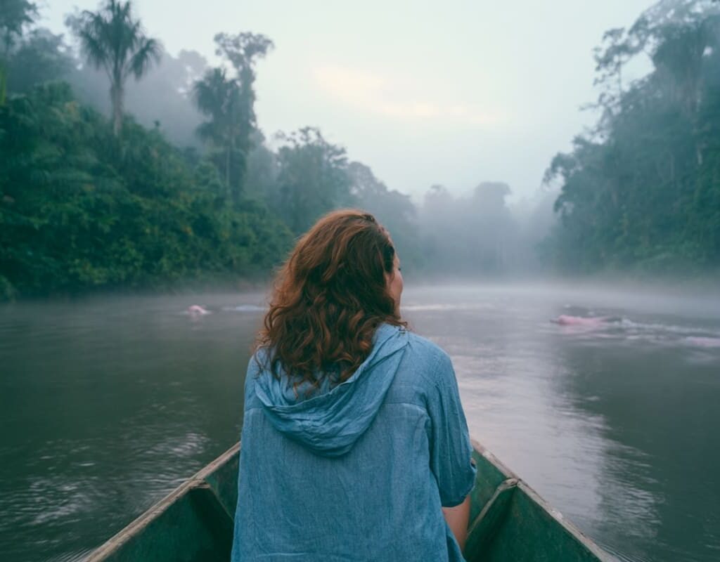 voyageuse en amazonie