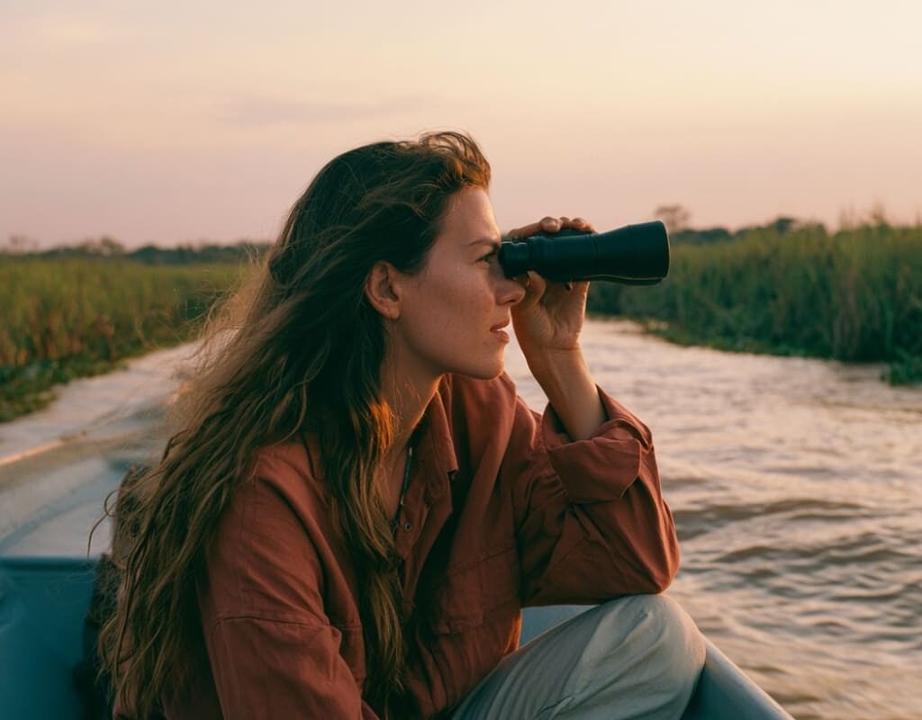 voyageuse en amazonie au brésil