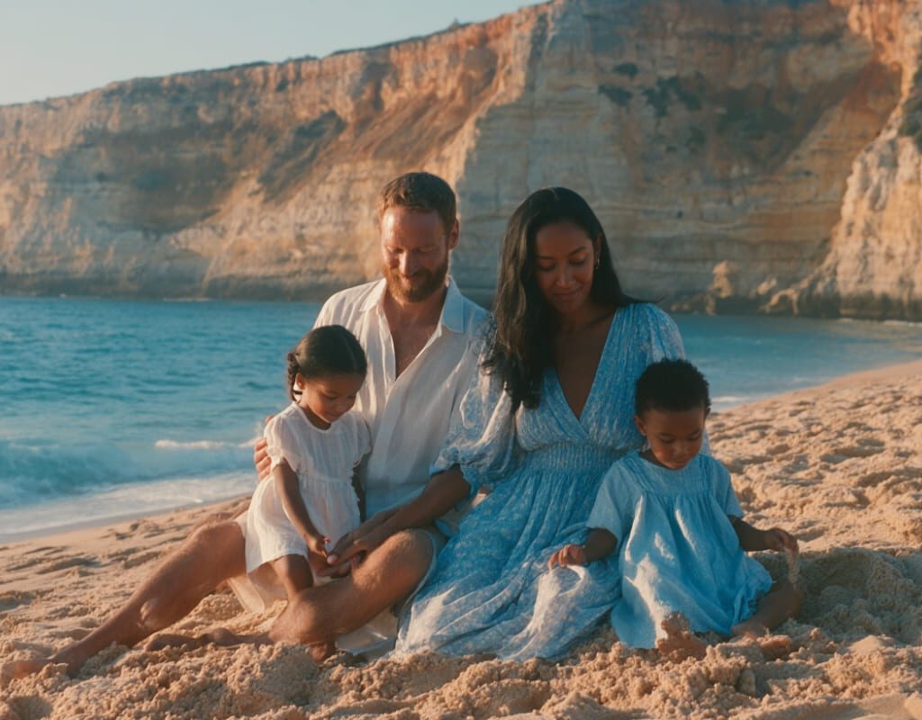 famille digital nomad avec enfant au portugal