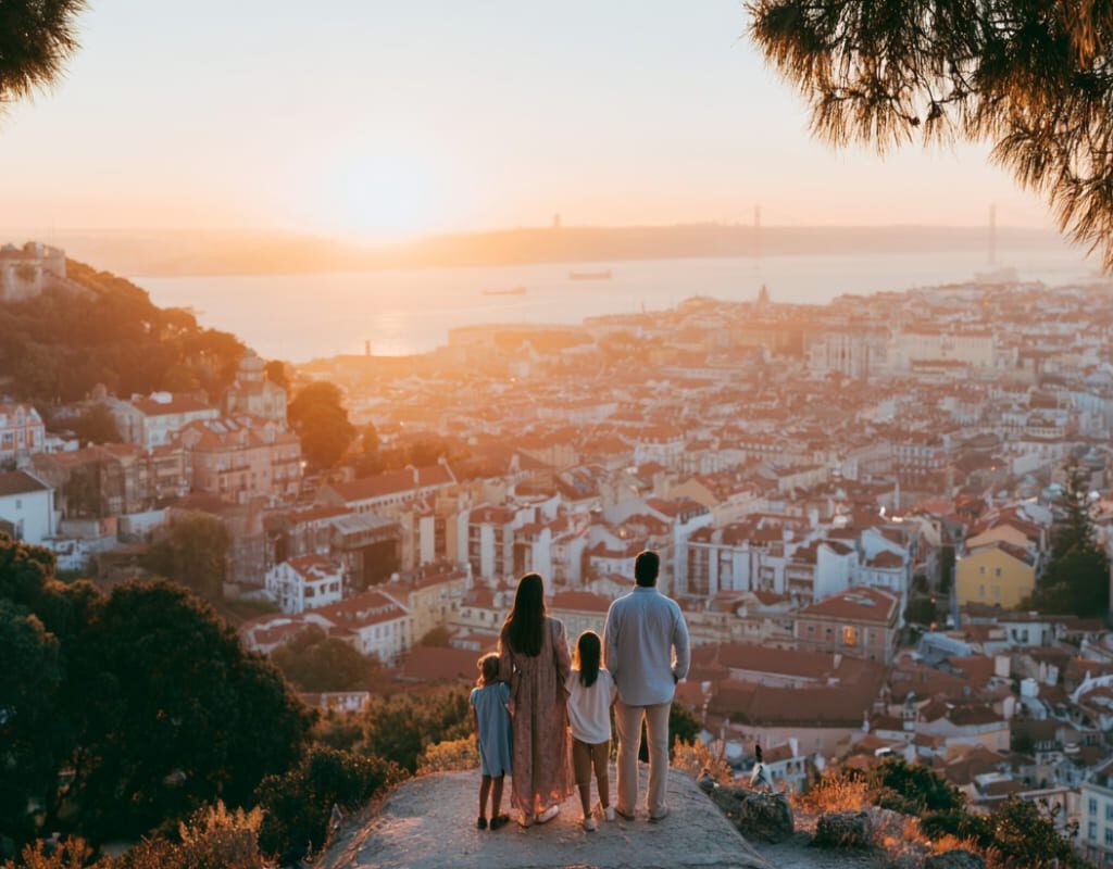famille nomade à lisbonne