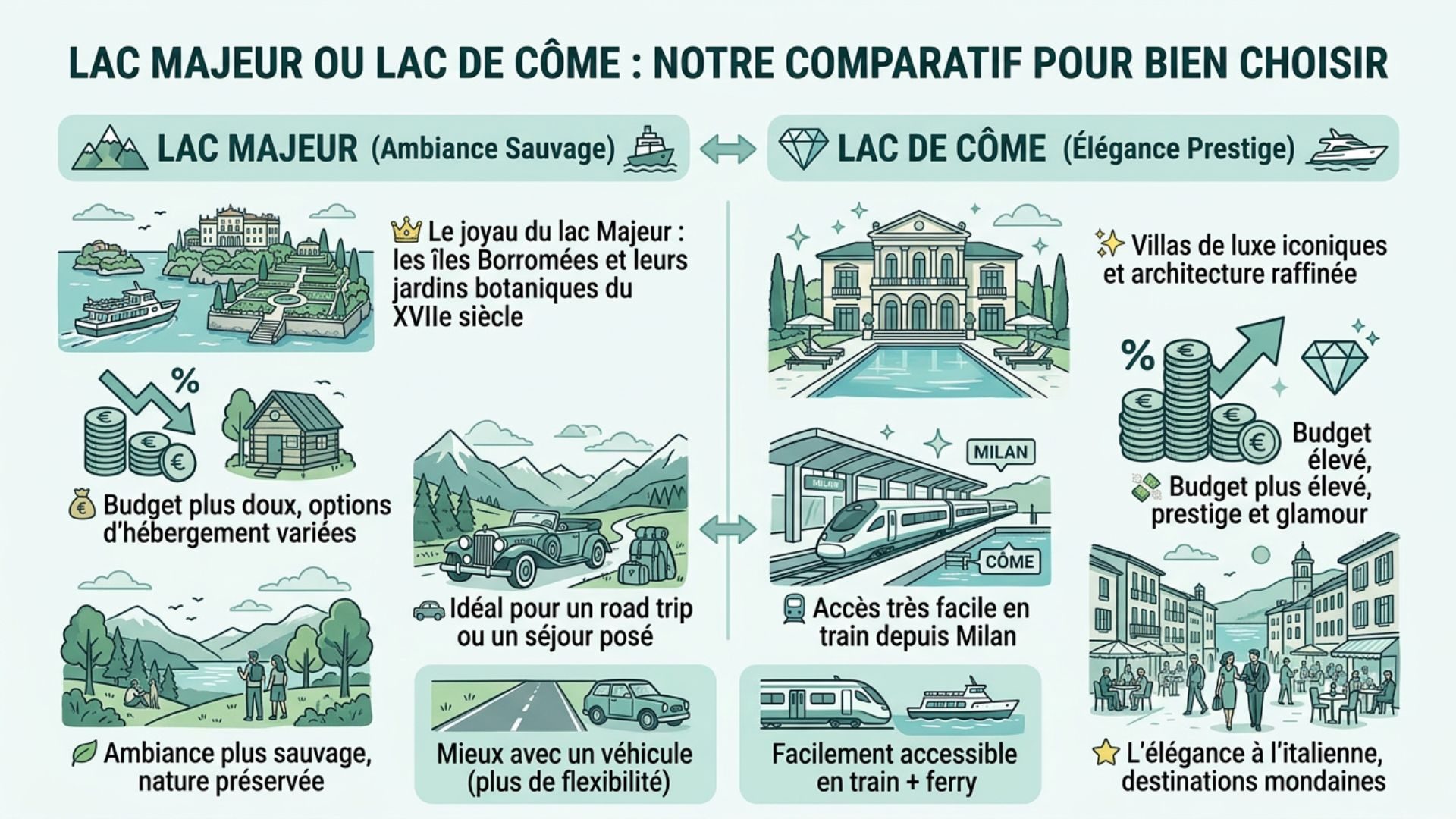 infographie lac majeur ou lac de côme